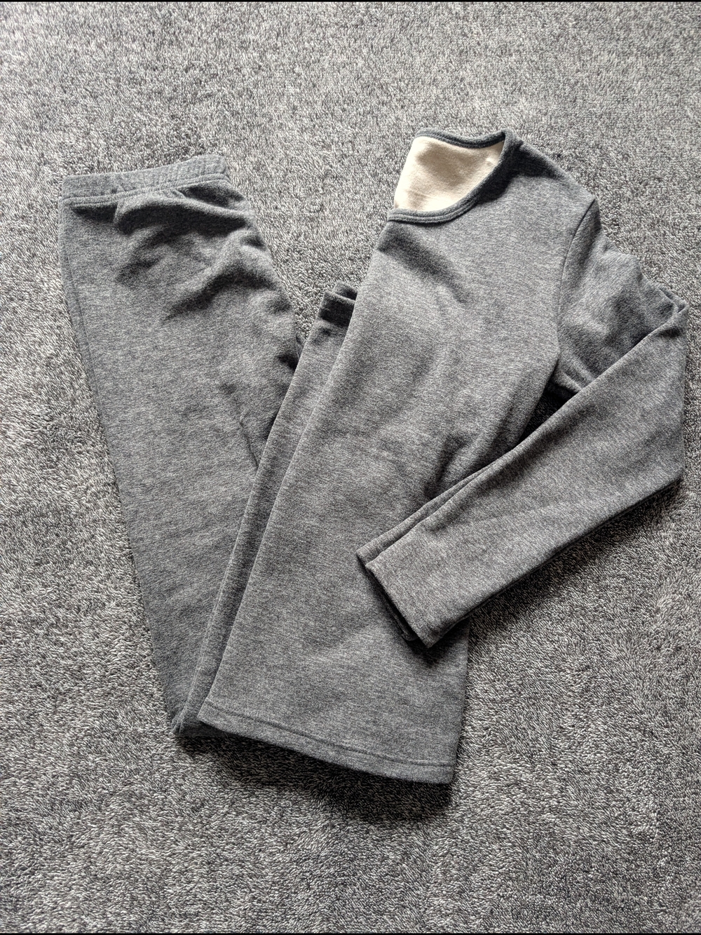 Bundle - Women's Cozy Gray Long-Sleeve Pajama Set